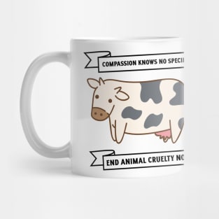 Compassion Knows no Species- Animal Abuse Mug